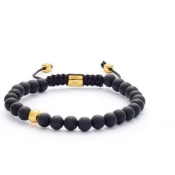 Alexander Lynggaard Armbånd - Onyx Matte Braided 6mm