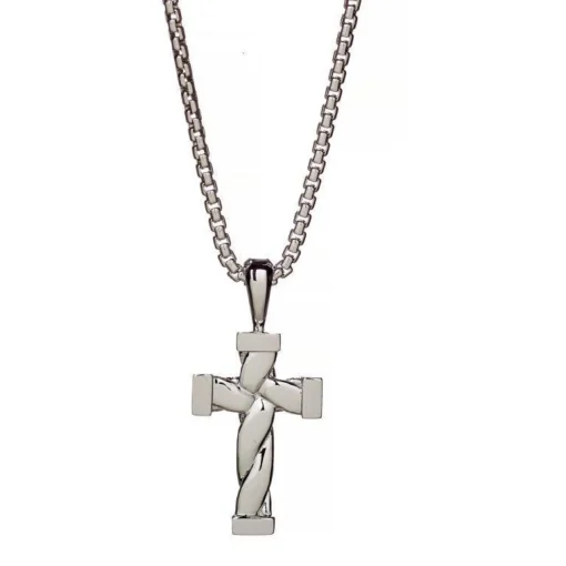 Alexander Lynggaard Sølv Halskæde - Hope Twisted Cross