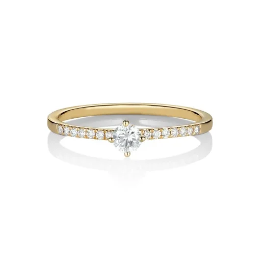 Anpé Atelier Taruva 18kt Guld Ring m. brillanter