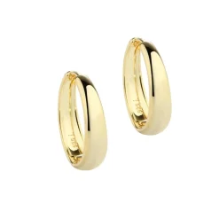 Aqua Dulce Big Emma Hoop sølvforgyldt - 5535