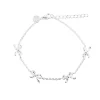 Aqua Dulce Curve Bow Armbånd Sølv - 5959