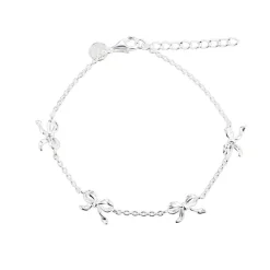 Aqua Dulce Curve Bow Armbånd Sølv - 5959