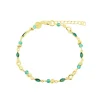 Aqua Dulce Green Garden Armbånd Forgyldt