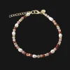 Aqua Dulce Peachy Armbånd i Forgyldt Sølv