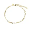Aqua Dulce Rhumba Pearl Armbånd sølvforgyldt - 5106