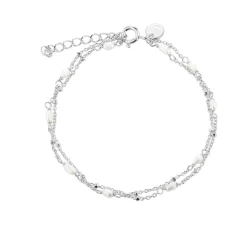 Aqua Dulce Rice Dot Double Armbånd - 5371