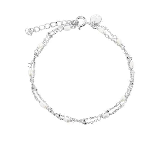 Aqua Dulce Rice Dot Double Armbånd - 5371
