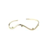 Aqua Dulce Wavy Armring i Forgyldt Sølv