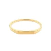 Calvin Klein Faceted Bar Bangle Stål/Gold - 35000046