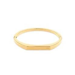 Calvin Klein Faceted Bar Bangle Stål/Gold - 35000046