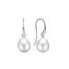 Carré Øreringe Med Baroque Perle - SH4433