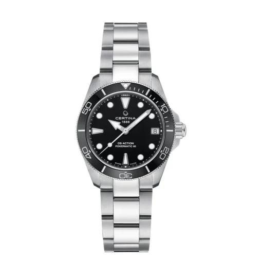 Certina DS Action 34,5mm - Powermatic 80 Sort