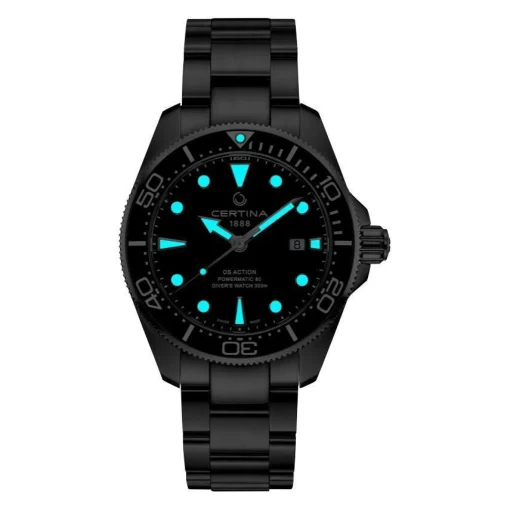 Certina DS Action Powermatic 80 Herreur - Grøn Urskive