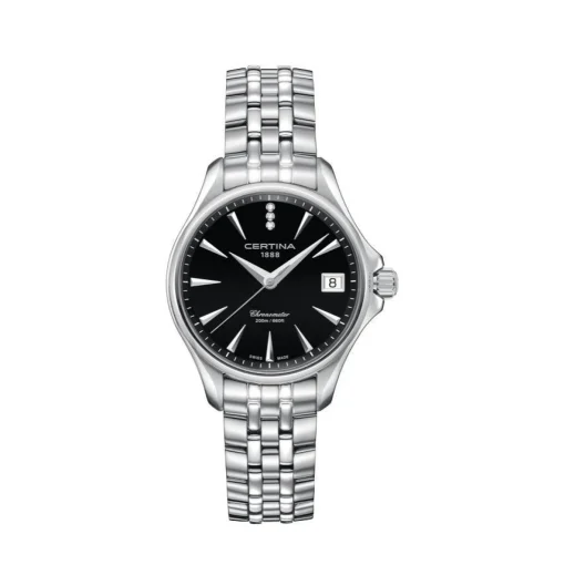 Certina DS Action Quatrz Dameur - Sort Urskive