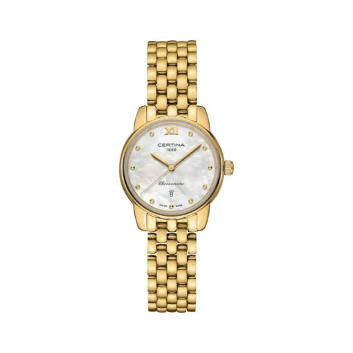 Certina DS-8 Dameur I PVD Farvet Guld