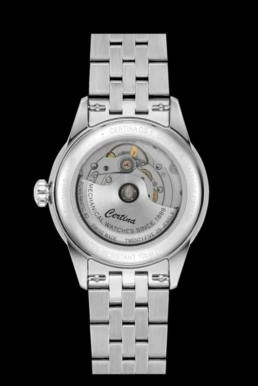 Certina DS-1 Sort Urskive Powermatic 80 38mm