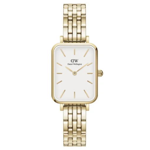 Daniel Wellington Quadro Link Firkantet Dameur Gulddouble