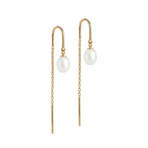 Enamel Eleanor Pearl Earring - E308G