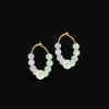 Enamel Kalea Hoops I Forgyldt Sølv - E367G