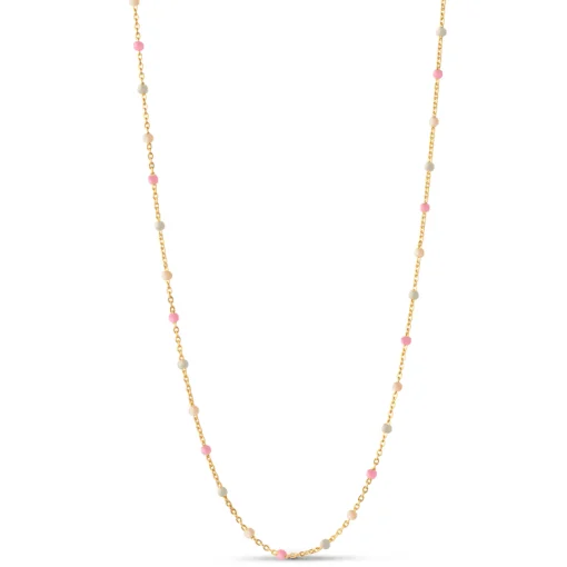 Enamel Lola Halskæde - N55G Tropical