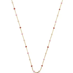 Enamel Lola Rosie Halskæde - N55G-Rosie