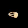 Enamel Luna Ring i forgyldt sølv - R79G