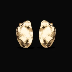 Enamel Maia Large Studs - Forgyldte Ørestikker - E387GM