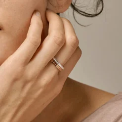 Enamel Mom Sølv Ring - R86S