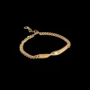 Enamel Nadia Armbånd I Forgyldt Sølv - B117GM