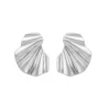 Enamel Wave Earrings I Sølv - E70SM