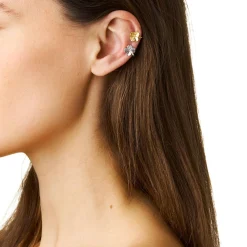 Flora Danica Firkløver Forgyldt Earcuff