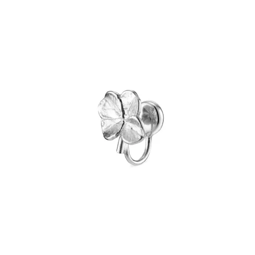 Flora Danica Firkløver Sølv Earcuff