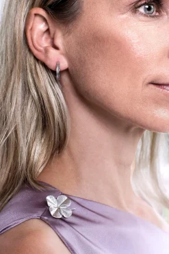 Flora Danica Græs Hoops - Sølv