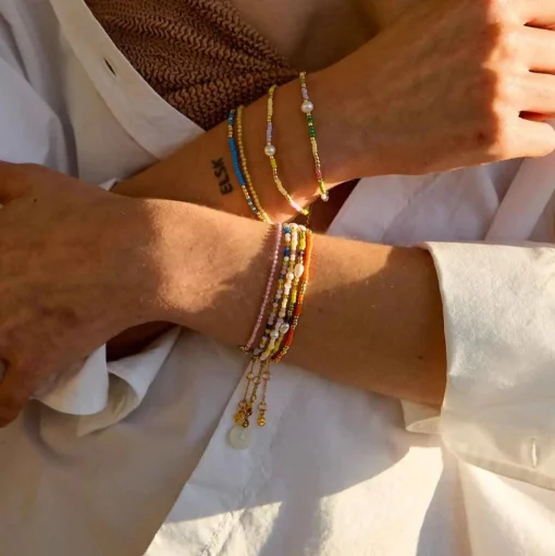 Hultquist Copenhagen Paisley Perle Armbånd