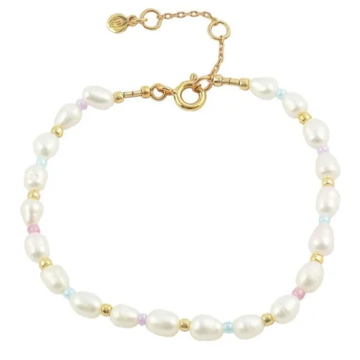 Hultquist Copenhagen Pastel Perle Armbånd - S08086G