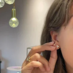 Jeberg Jewellery Cordelia Triple Pearl Stud