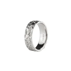 Jeberg Jewellery Mens Moon Band Ring I Sølv