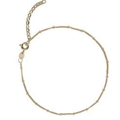 Jeberg Jewellery Nelly Sølv Forgyldt Ankelkæde - 4500-G