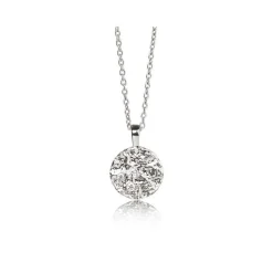 Jeberg Jewellery Piece of The Moon Necklace sølv - 4802-42-Silver
