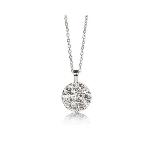 Jeberg Jewellery Piece of The Moon Necklace sølv - 4802-42-Silver