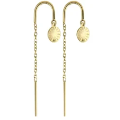 Jeberg Jewellery Ray Of Sunlight Chain Earring