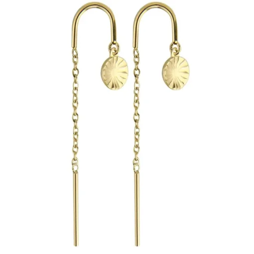 Jeberg Jewellery Ray Of Sunlight Chain Earring