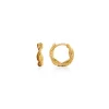 Jeberg Jewellery SAND DUNE Hoops Forgyldt - 51200