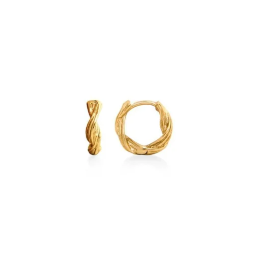 Jeberg Jewellery SAND DUNE Hoops Forgyldt - 51200