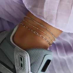 Jeberg Jewellery Sophia Sølv Ankelkæde - 4550-S