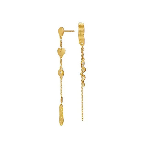 Maanesten Delfine Earrings Forgyldt