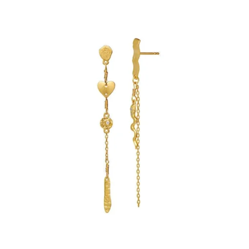 Maanesten Delfine Earrings Forgyldt