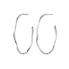 Maanesten Echo Grande Hoops 43mm i Sølv - 9863C