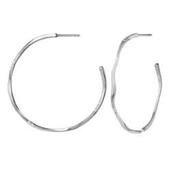 Maanesten Echo Grande Hoops 43mm i Sølv - 9863C