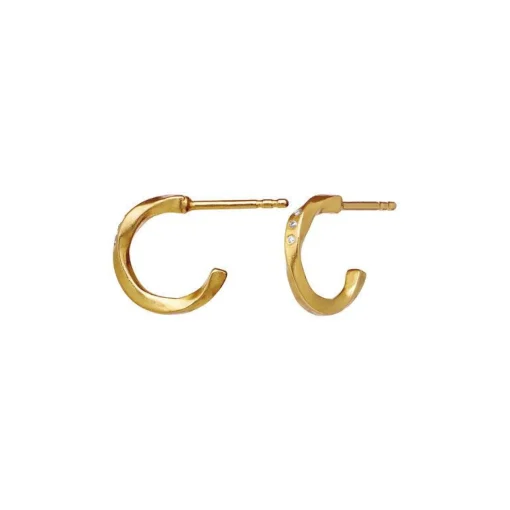 Maanesten Echo Petite Hoops 12mm Forgyldt - 9861A